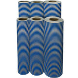 Blue Silver Stripe Gift Wrap - B513.1f.jpg