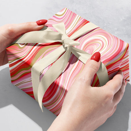 Marbleized Red Gift Wrap - B629.1b.jpg