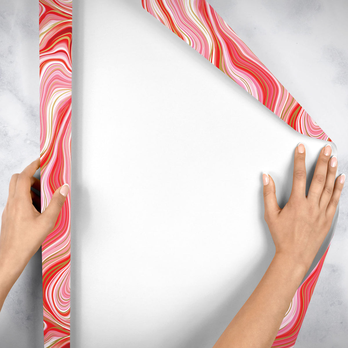 Marbleized Red Gift Wrap - B629.1e.jpg