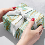 Marbleized Mint Gift Wrap - B736.1b.jpg