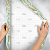 Marbleized Mint Gift Wrap - B736.1e.jpg