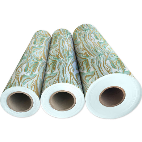 Marbleized Mint Gift Wrap - B736.1g.jpg
