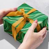 Marbleized Green Gift Wrap - B821.1b.jpg