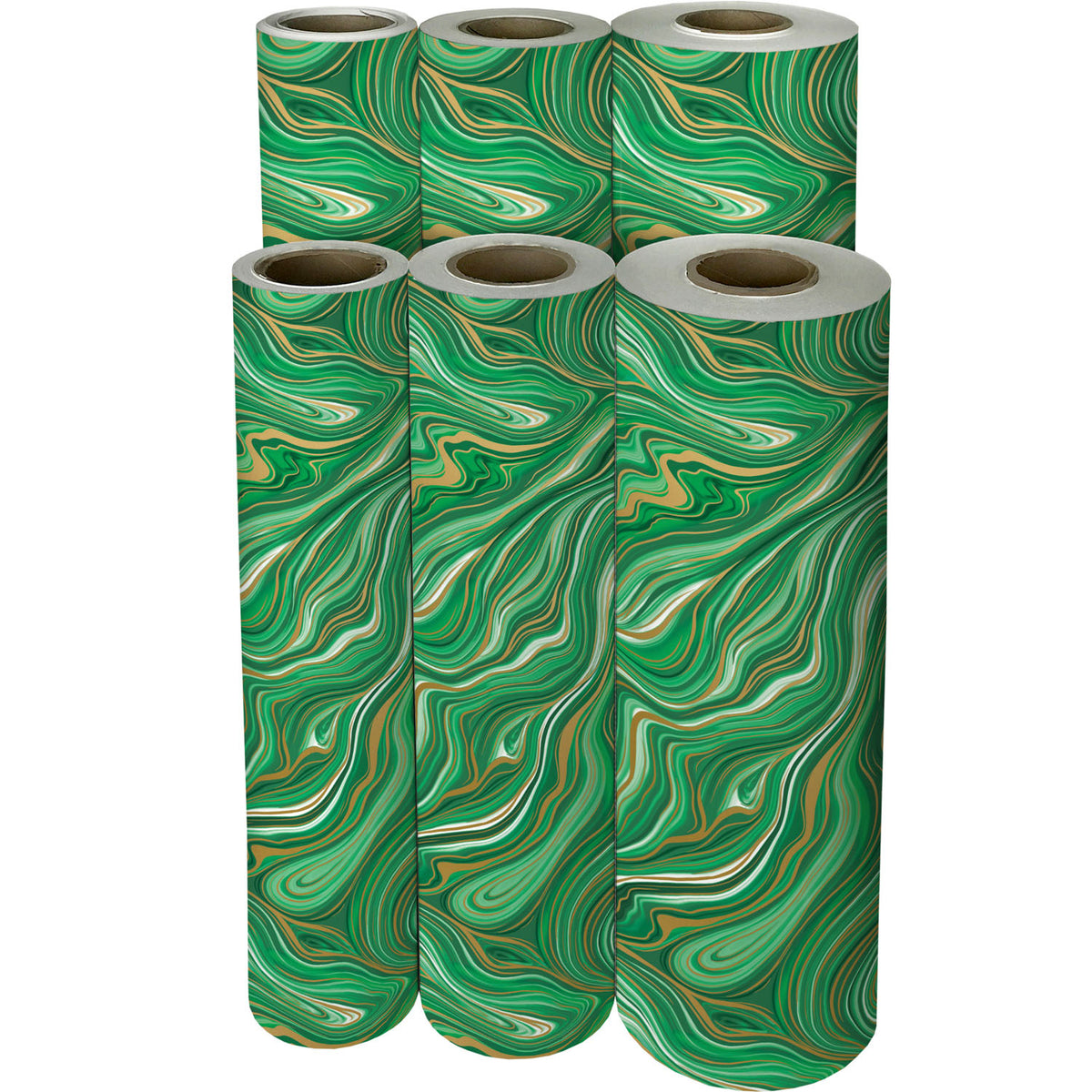 Marbleized Green Gift Wrap - B821.1f.jpg