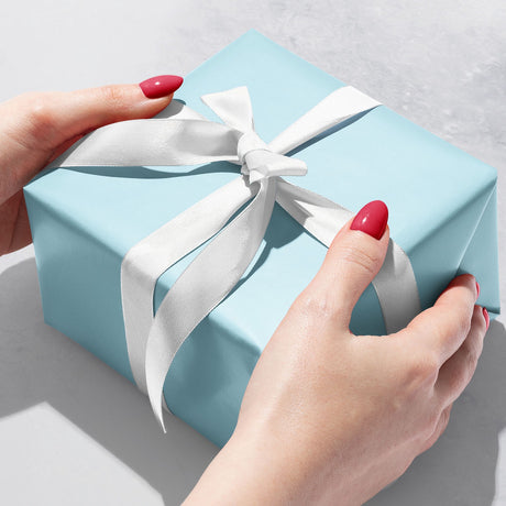 Matte Pastel Blue - Gift Wrap — additional view b