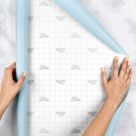 Matte Pastel Blue - Gift Wrap — additional view e