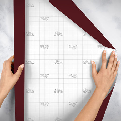 Burgundy Matte - Gift Wrap — additional view e