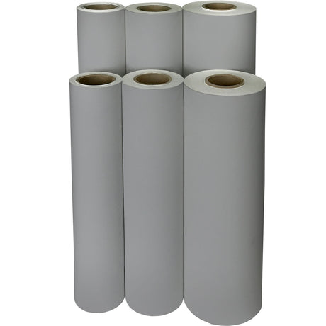 Gray Matte Gift Wrap - B917M.1f.jpg