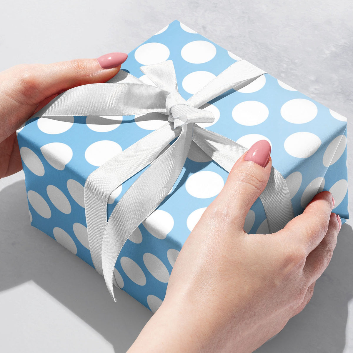 Two-Sided Pastel Pink & Pastel Blue - Gift Wrap — additional view c