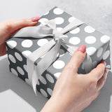 Two-Sided Gold & Silver Dot - Gift Wrap — additional view c