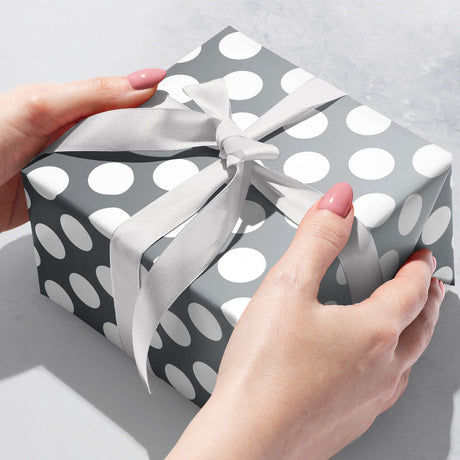Two-Sided Gold & Silver Dot - Gift Wrap — additional view c