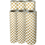 Two-Sided Gold & Silver Dot - Gift Wrap — additional view f