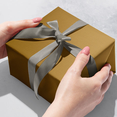 Two-Sided Gold & Silver Kraft - Gift Wrap — additional view b