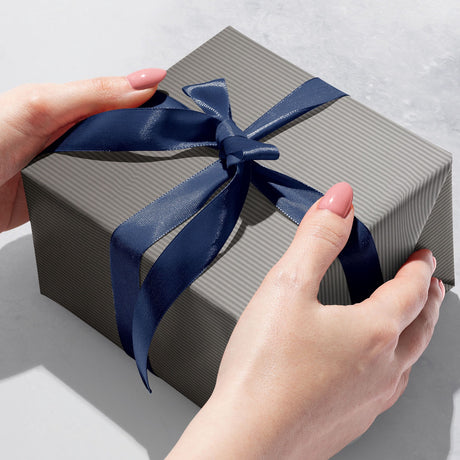 Two-Sided Royal & Silver Kraft - Gift Wrap — additional view c