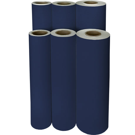Two-Sided Royal & Silver Kraft - Gift Wrap — additional view f