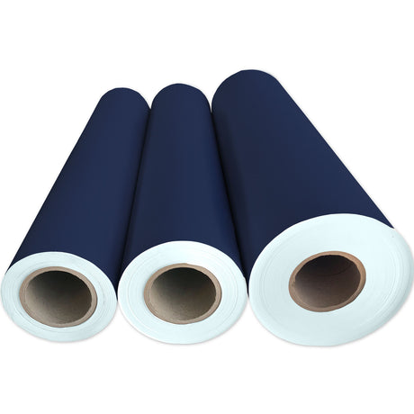 Two-Sided Royal & Silver Kraft - Gift Wrap — additional view g