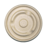 World Centric Compostable Fiber Lid for 8 and 16 oz Barrel Bowls, Natural (QTY 500), SKU BBL-SC-U12-LF