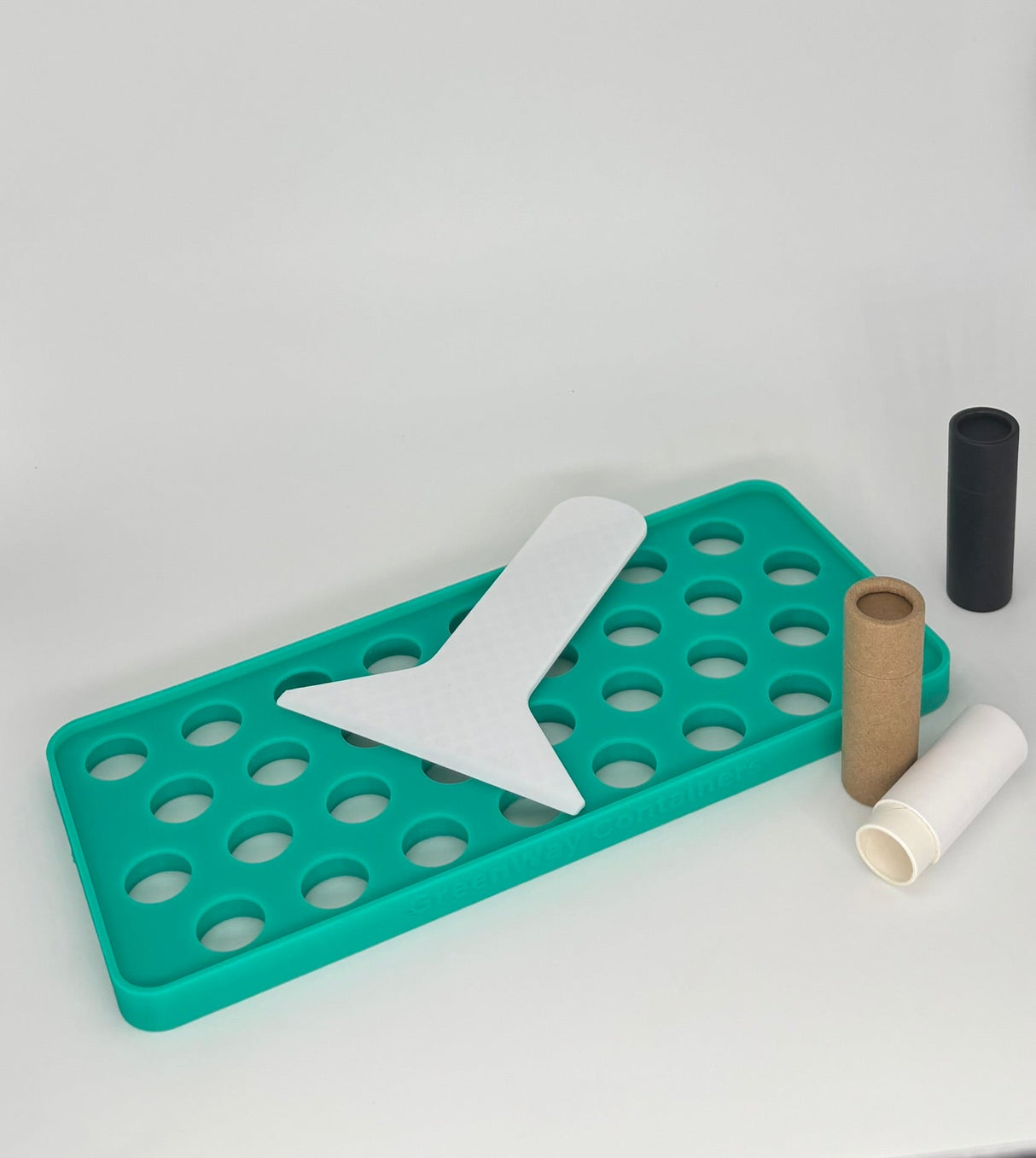 Reusable Silicone Filling Trays for Lip Balm Tubes