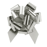 Silver Glitter Perfect Bow - 5" Diameter