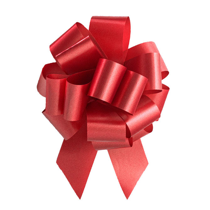 Red Perfect Bow - 5" Diameter