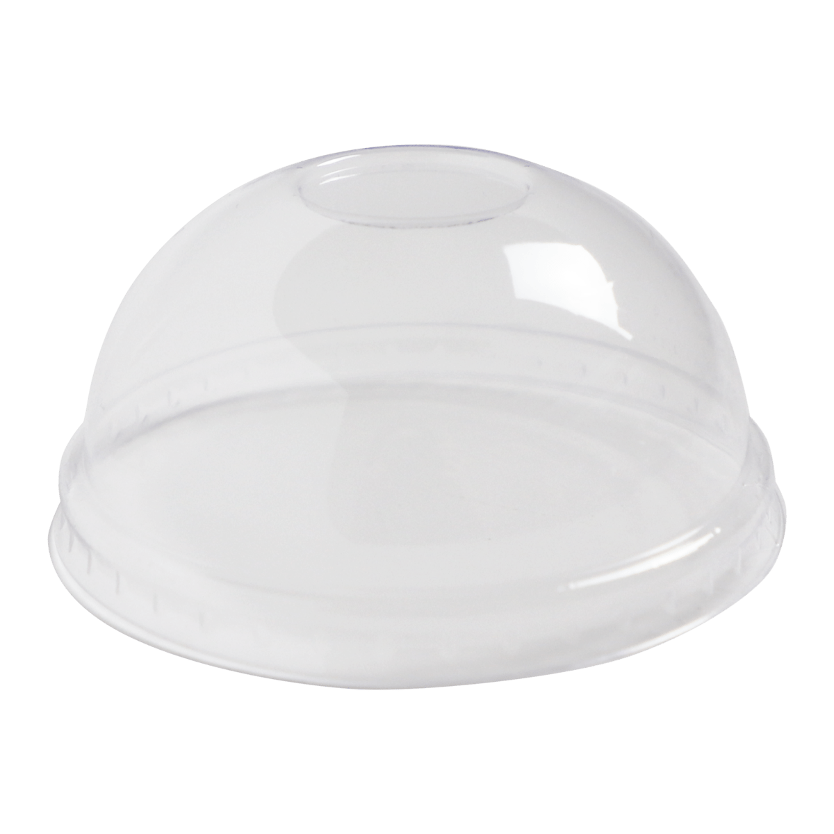 World Centric 8 oz Domed PLA Lid for Paper Bowls, Clear Compostable Bowl Lid (QTY 1000), SKU BOL-CS-8D