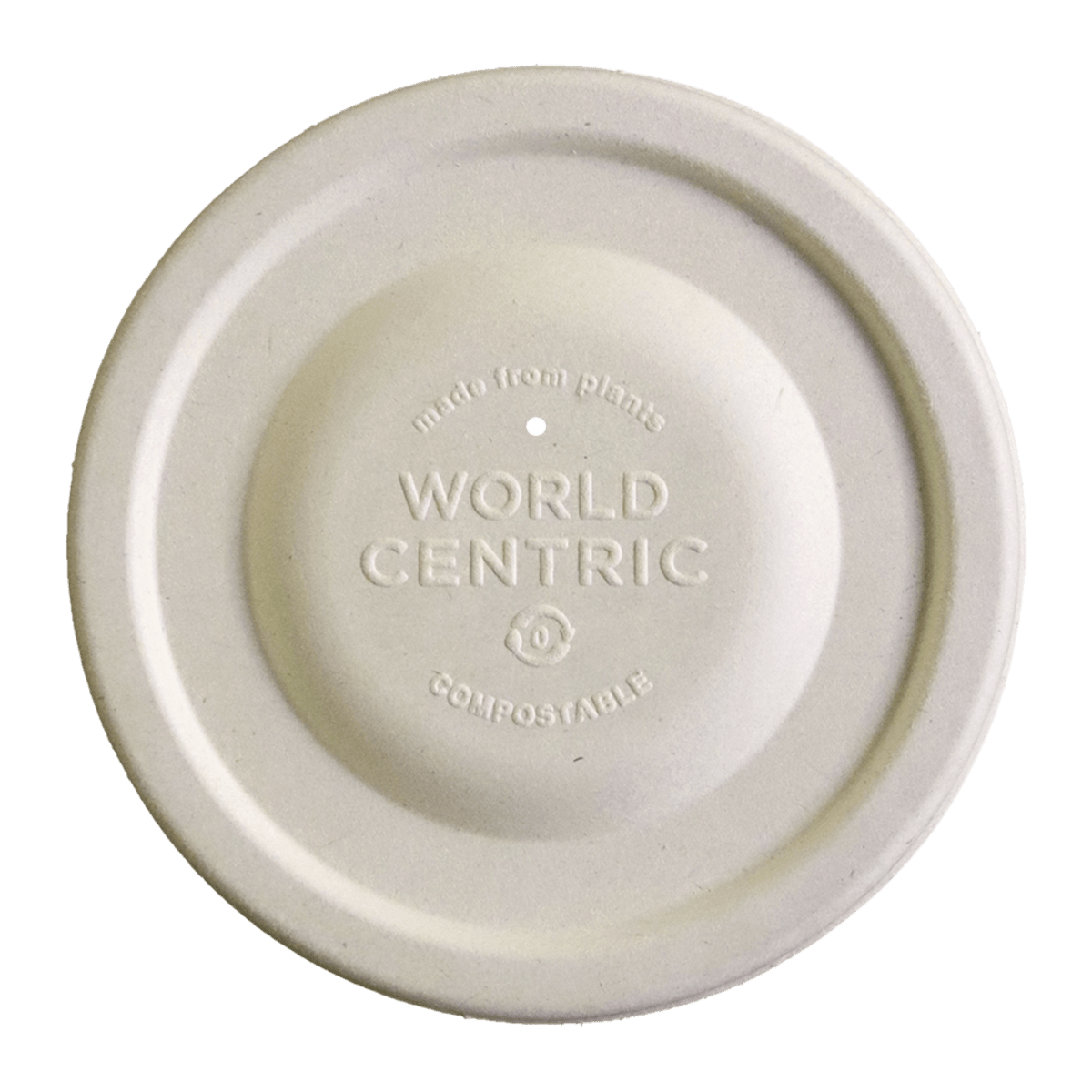 World Centric Fiber Lid for 12-32 oz Paper Bowls, Compostable, No Added PFAS (QTY 1000), SKU BOL-FB-12-LF