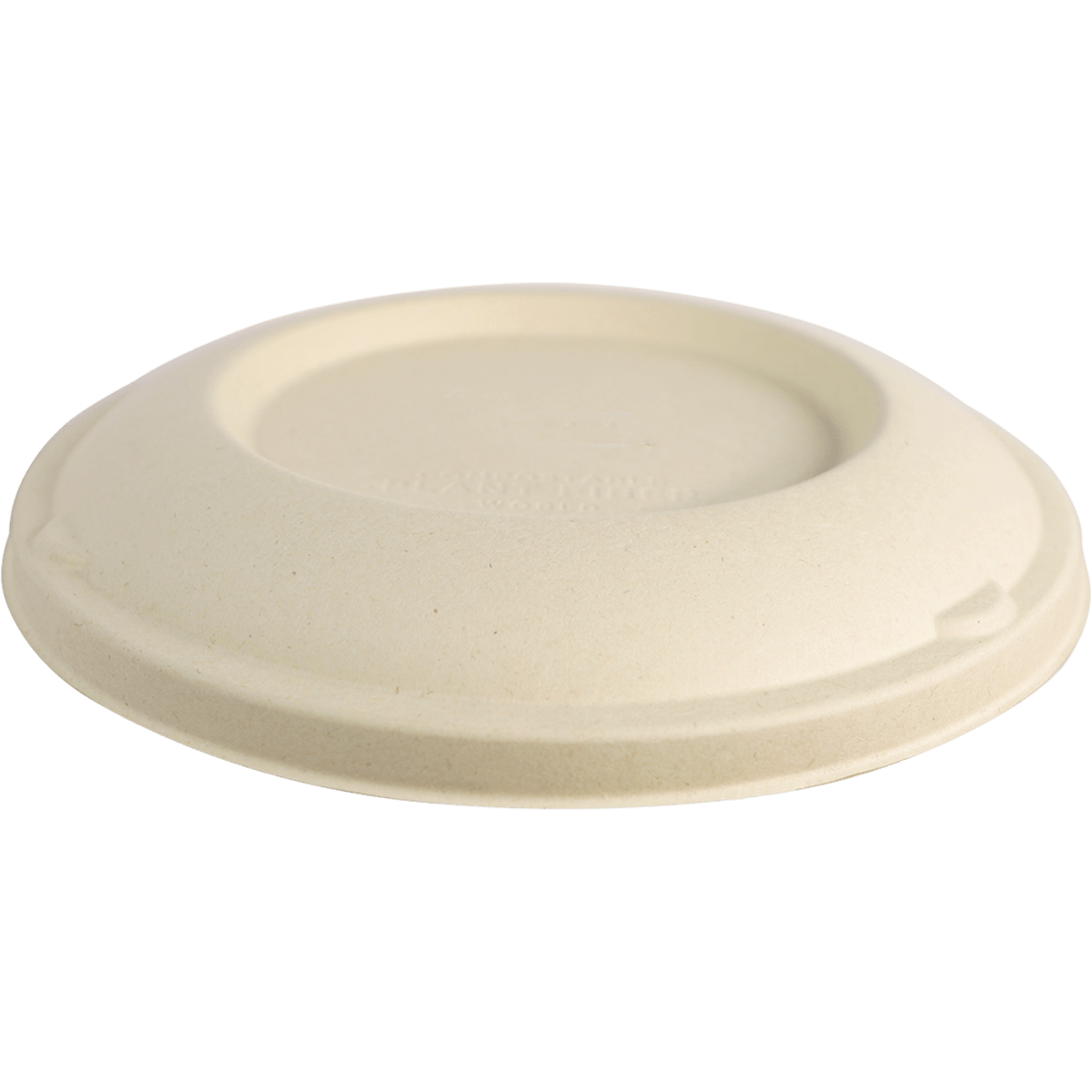 World Centric Fiber Lid for 36-64 oz Bowls Compostable Plant Fiber Takeout Lid (QTY 300), SKU BOL-SC-36-LF