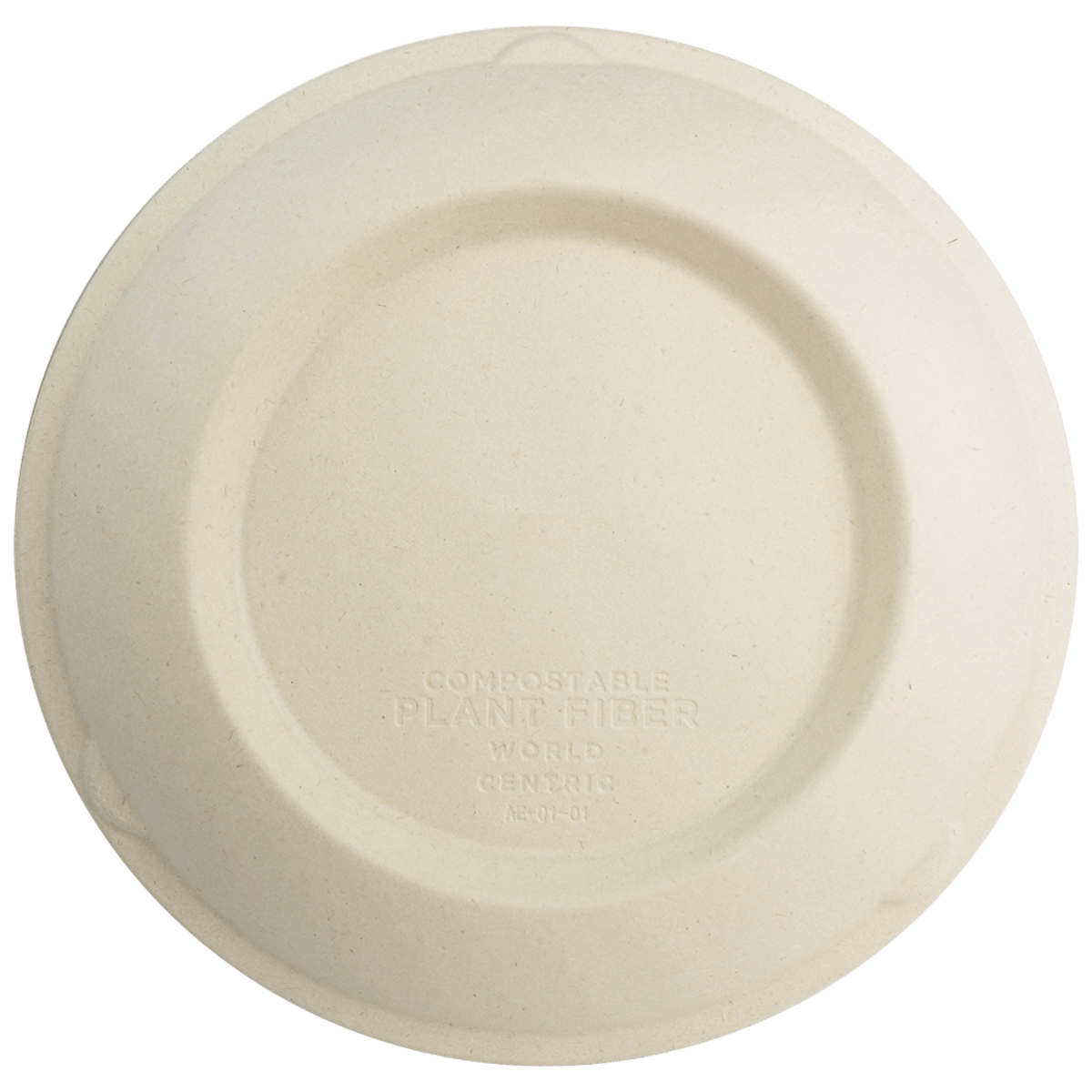 World Centric Fiber Lid for 36-64 oz Bowls Compostable Plant Fiber Takeout Lid (QTY 300), SKU BOL-SC-36-LF