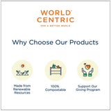 World Centric Fiber Lid for 32 oz Large Burrito Bowls (QTY 300), SKU BOL-SC-UBB-LF