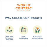 World Centric LID Fiber - Small Burrito Bowls 18 oz (QTY:400)