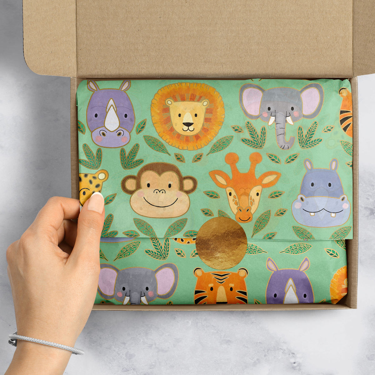 Jungle Animals Gift Tissue — additional view e
