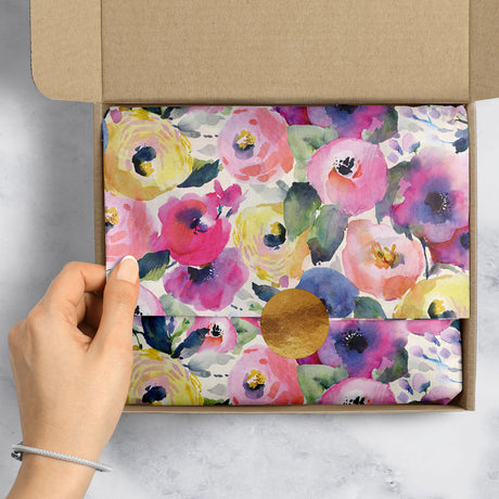 Watercolor Flowers Gift Tissue - BPT432.1e.jpg