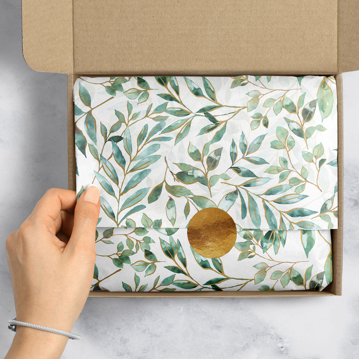 Elegant Leaves Gift Tissue - BPT464.1e.jpg