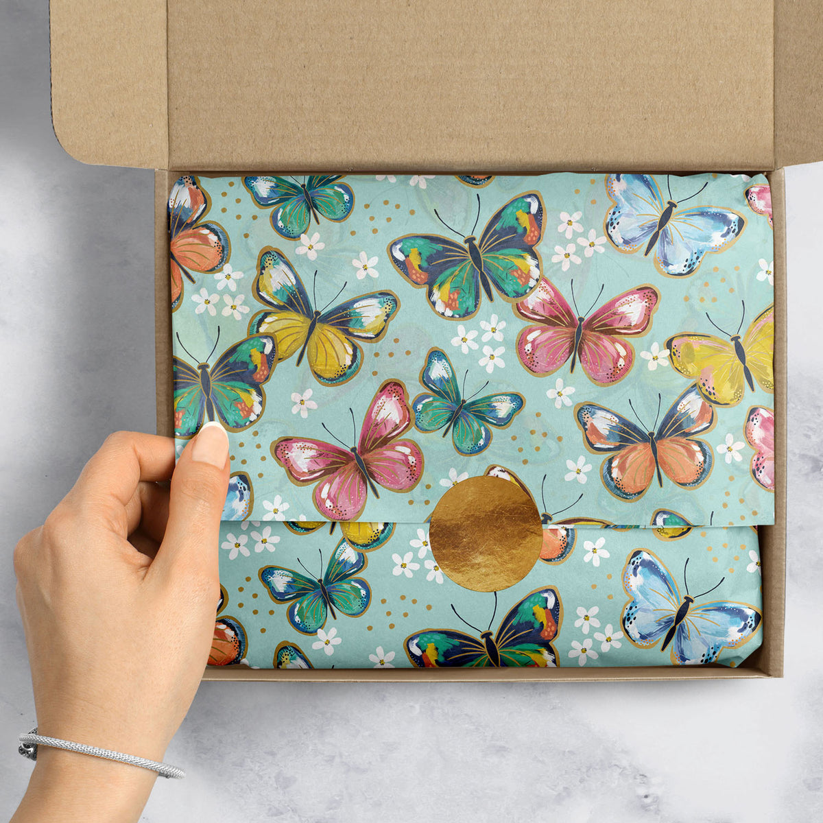 Colorful Butterflies Gift Tissue - BPT469.1e.jpg