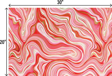 Marbleized Red Gift Tissue — additional view d
