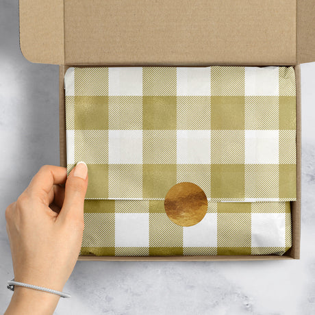 Classy Plaid - Gift Tissue — additional view e
