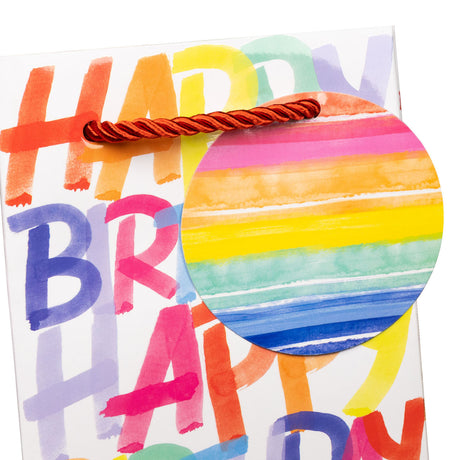 Rainbow Birthday - Wine Bag — view 3