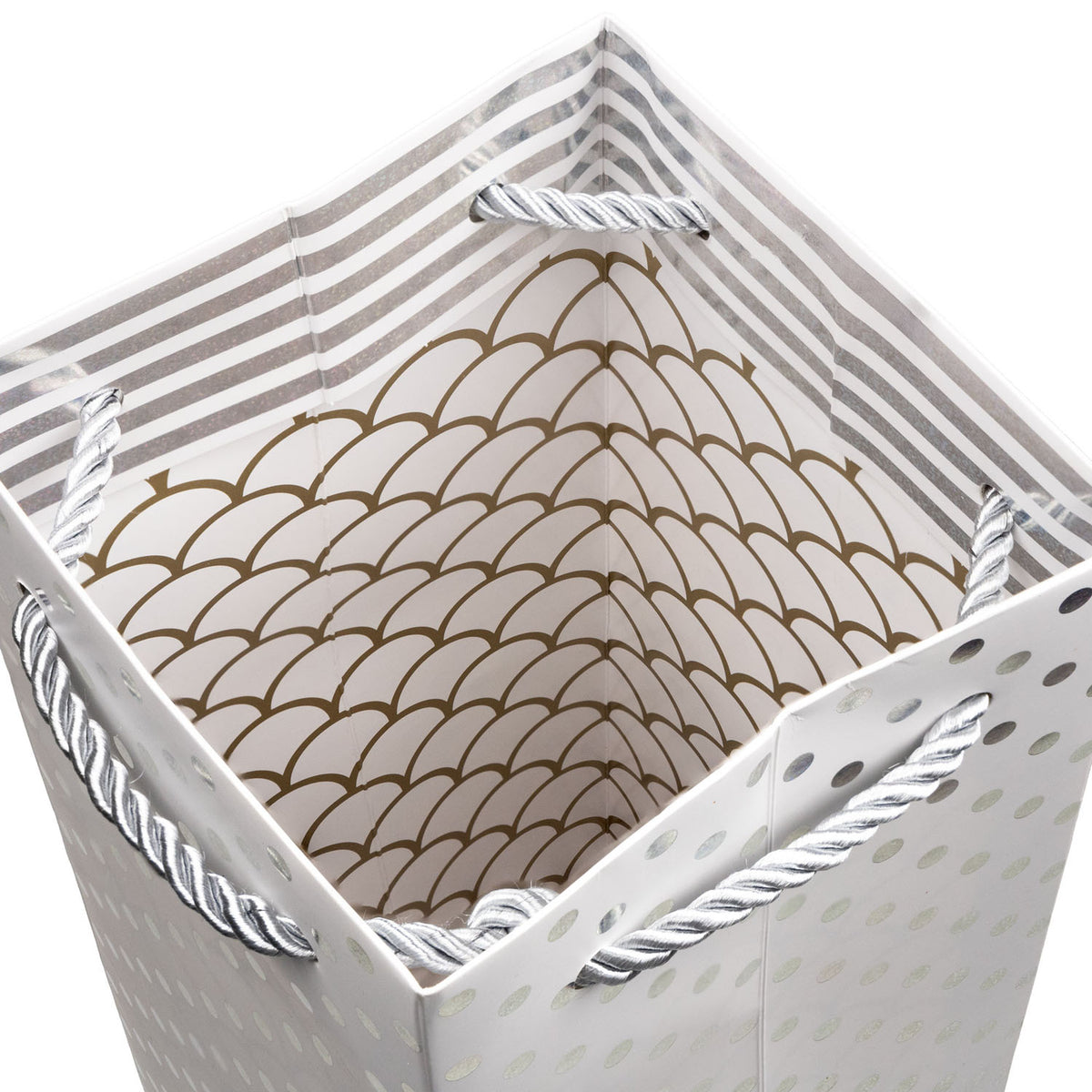 Silver Dots on White Wine Bag - BT165.1d.jpg