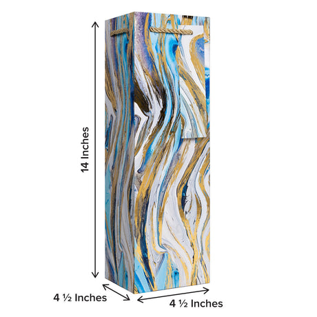 Marbleized Magic - Wine Bag — additional view b