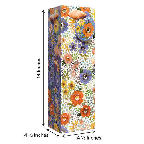 Golden Floral - Wine Bag — additional view b