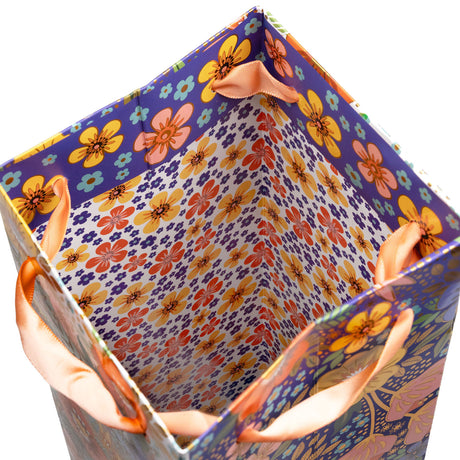 Golden Floral - Wine Bag — additional view d