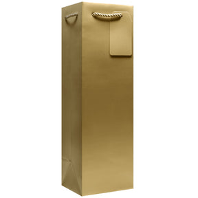Matte Metallic Gold - Wine Bag w/Tag — primary image