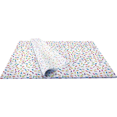 Christmas Lights White Gift Tissue — additional view b