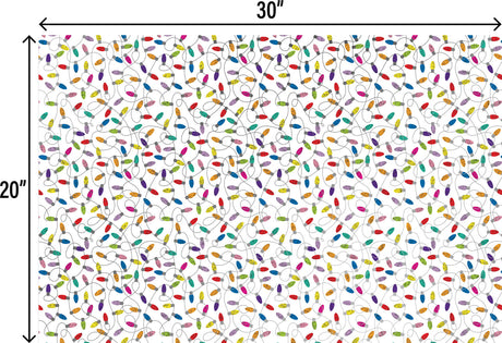 Christmas Lights White Gift Tissue — additional view d