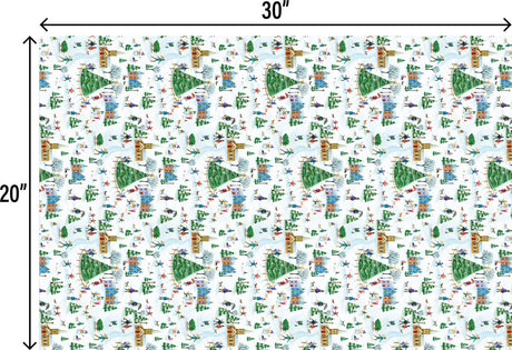 Christmas Village Gift Tissue — additional view d