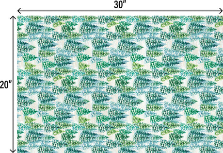 Snowy Trees Gift Tissue — additional view d