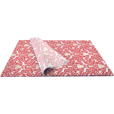 Red Scandinavian - Gift Tissue — additional view b
