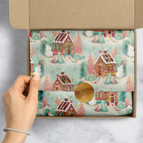 Gingerbread Dreams Gift Tissue — additional view e