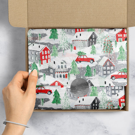 Christmas Town Gift Tissue — additional view e