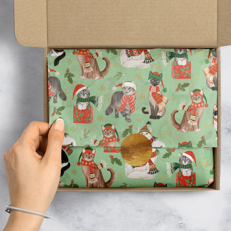 Frolicking Felines Gift Tissue — additional view e